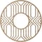 Ekena Millwork Empire Wood Fretwork Pierced Ceiling Medallion, Red Oak, 18"OD x 6 5/8"ID x 3/8"T CMWP18X18X0375EPRO - alternate 2